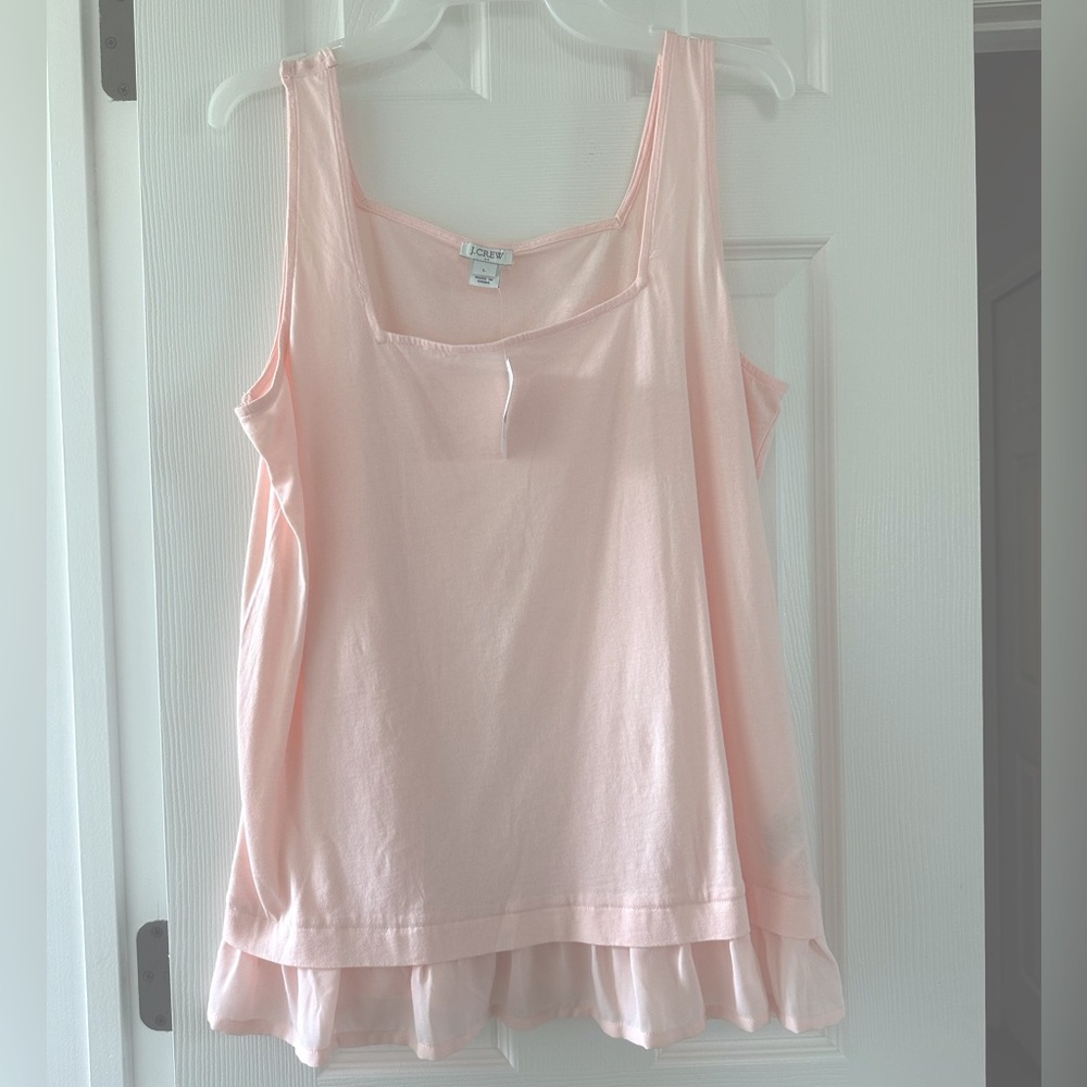 J. Crew square top cotton sleeveless new with tag